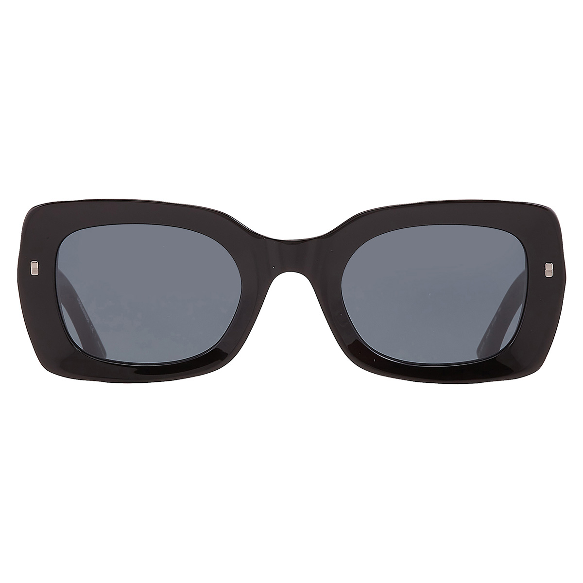 Occhiali Da Sole Dsquared2 Uomo D20061S-0ANS-IR, Montatura Rettangolare Nero Rutenio, Lenti Grigie 51mm
