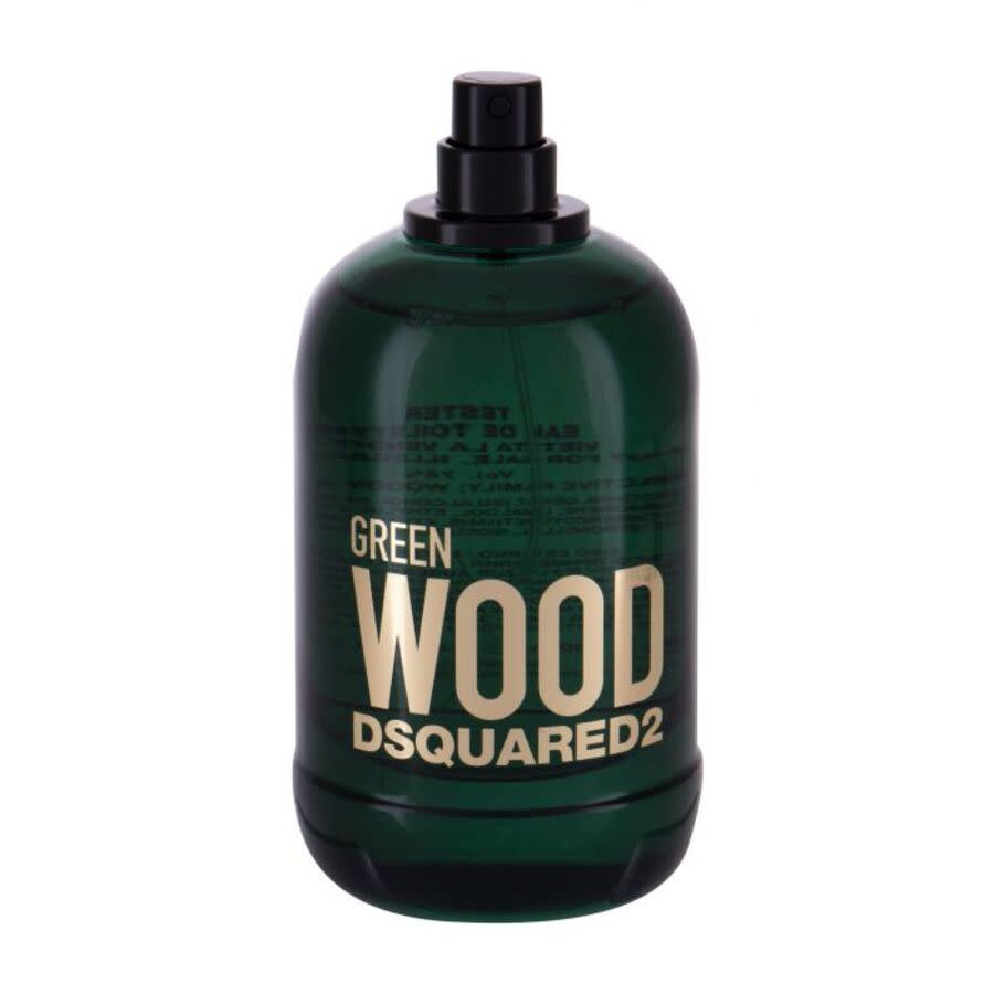 Dsquared2 Men's Green Wood Edt Spray 3.4 oz (tester) Fragrances 8011003852840 In Yellow/green