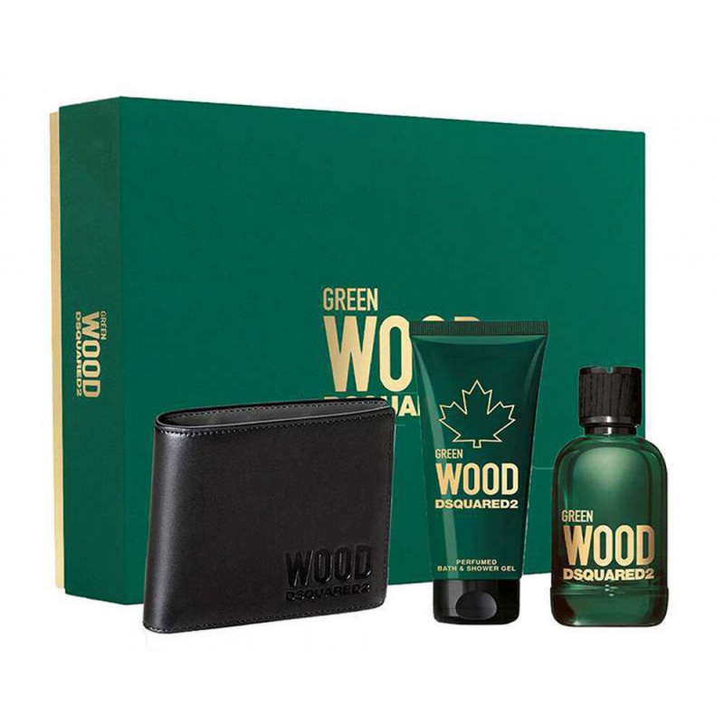 プロちゃん 【未使用品】DSQUARED2 グリーンウッド ギフトセット Dsquared2 Men's Green Wood Gift Set Fragrances 8011003860678
