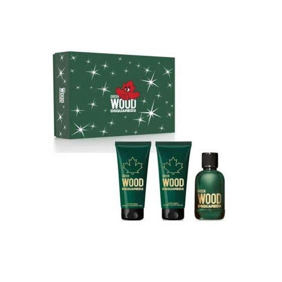 プロちゃん 【未使用品】DSQUARED2 グリーンウッド ギフトセット Dsquared2 Men's Green Wood Gift Set Fragrances 8011003885787