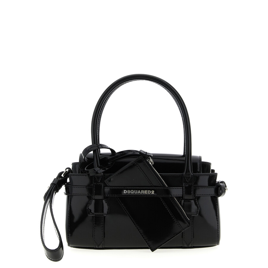 Dsquared2 Twin Mini Handbag In Black
