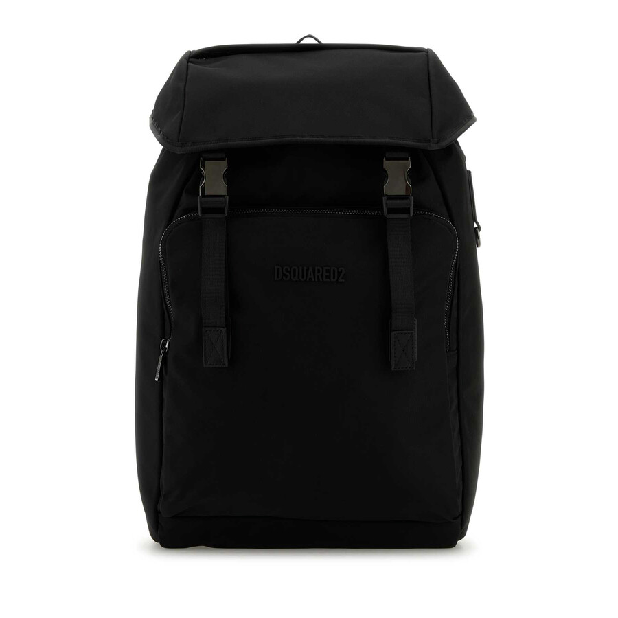 Dsquared2 Dsquared Black Nylon Urban Backpack In Black