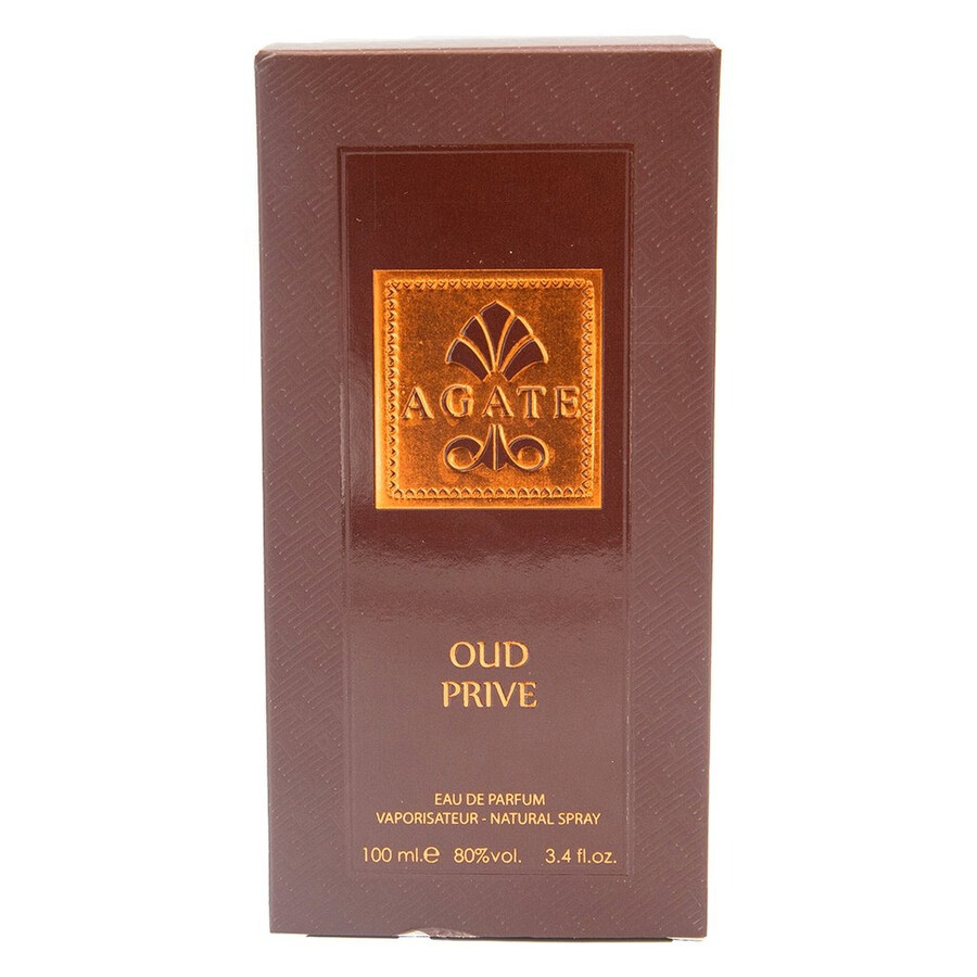 Dumont Men's Agate Oud Prive Edp Spray 3.4 oz Fragrances 3760060762306