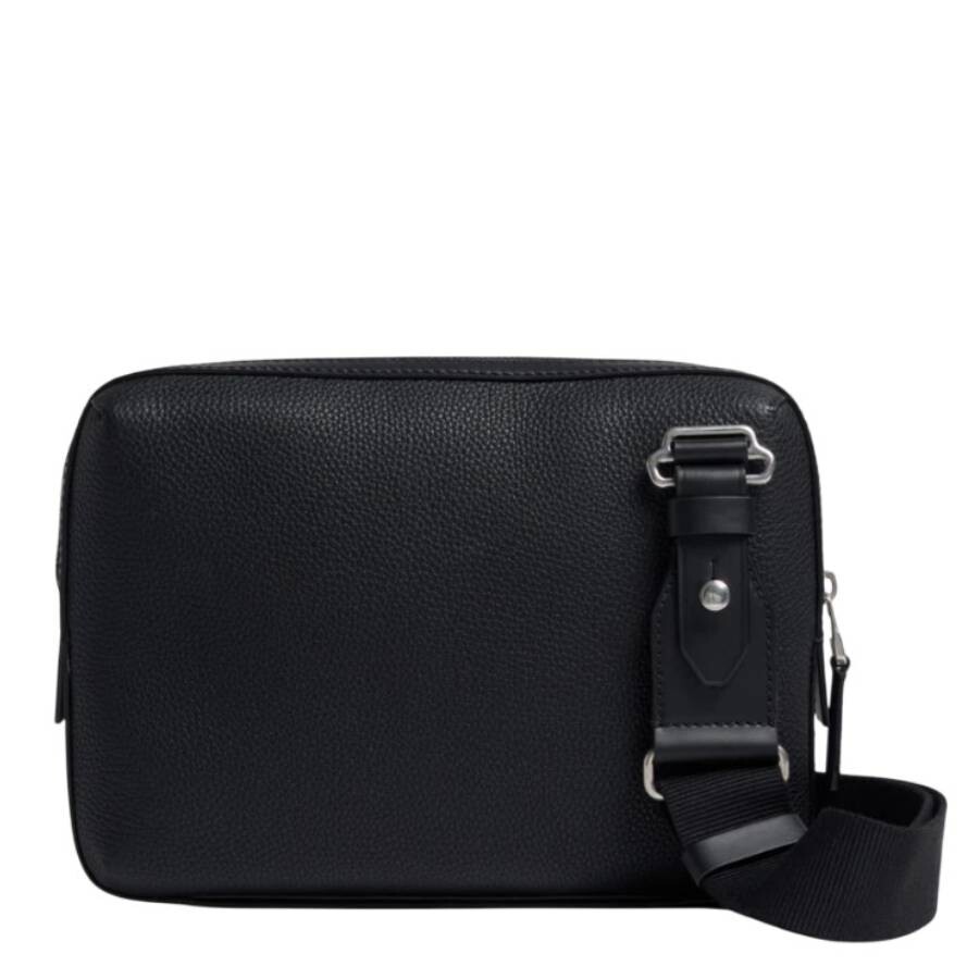 Dunhill 1893 Harness City Leather Messenger Bag In Black