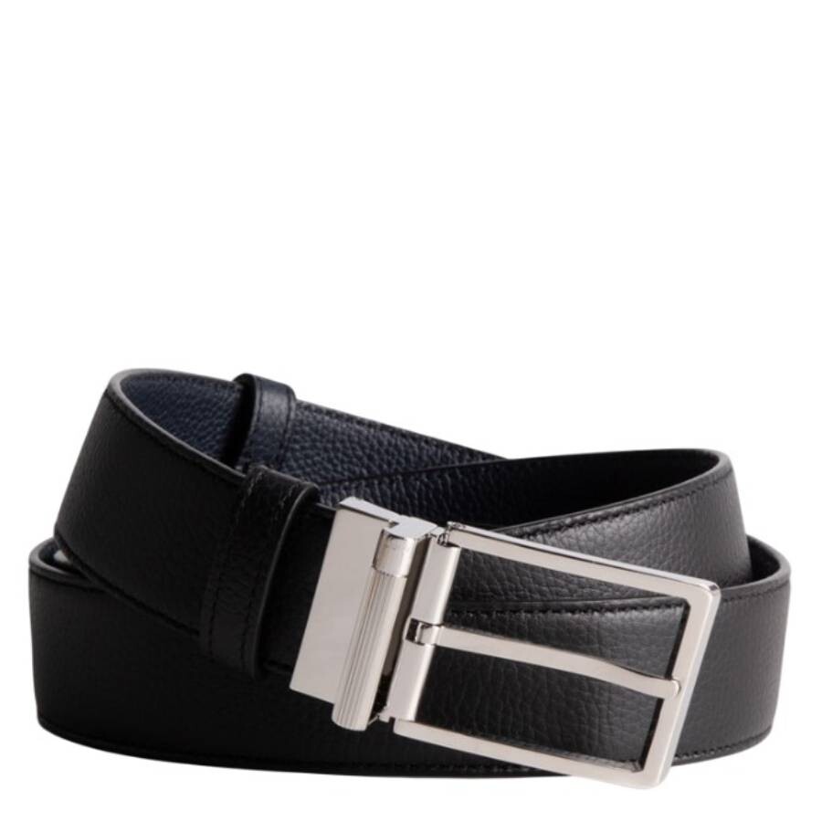 Reversible 35mm Grain Leather Belt, Size 42