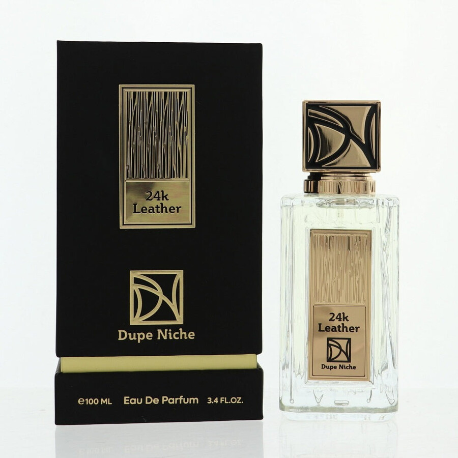 Dupe Niche Men's 24k Leather Edp Spray 3.4 oz Fragrances 850039142871