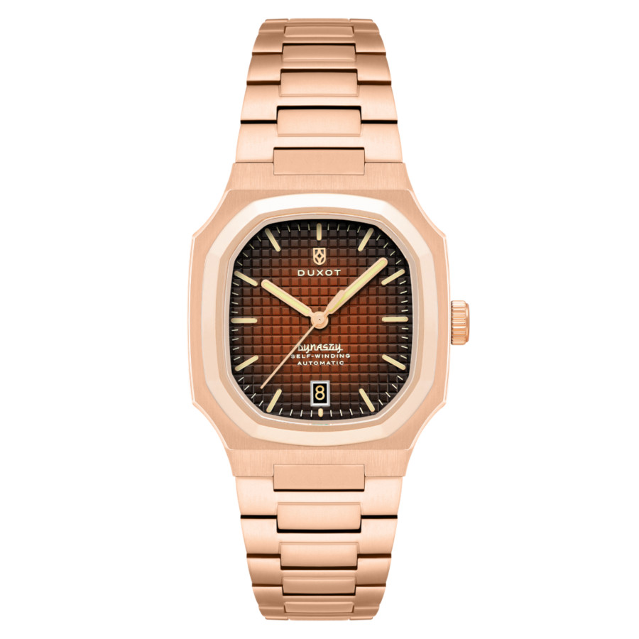 Duxot Colmar Automatic Brown Dial Men's Watch DX-2069-55