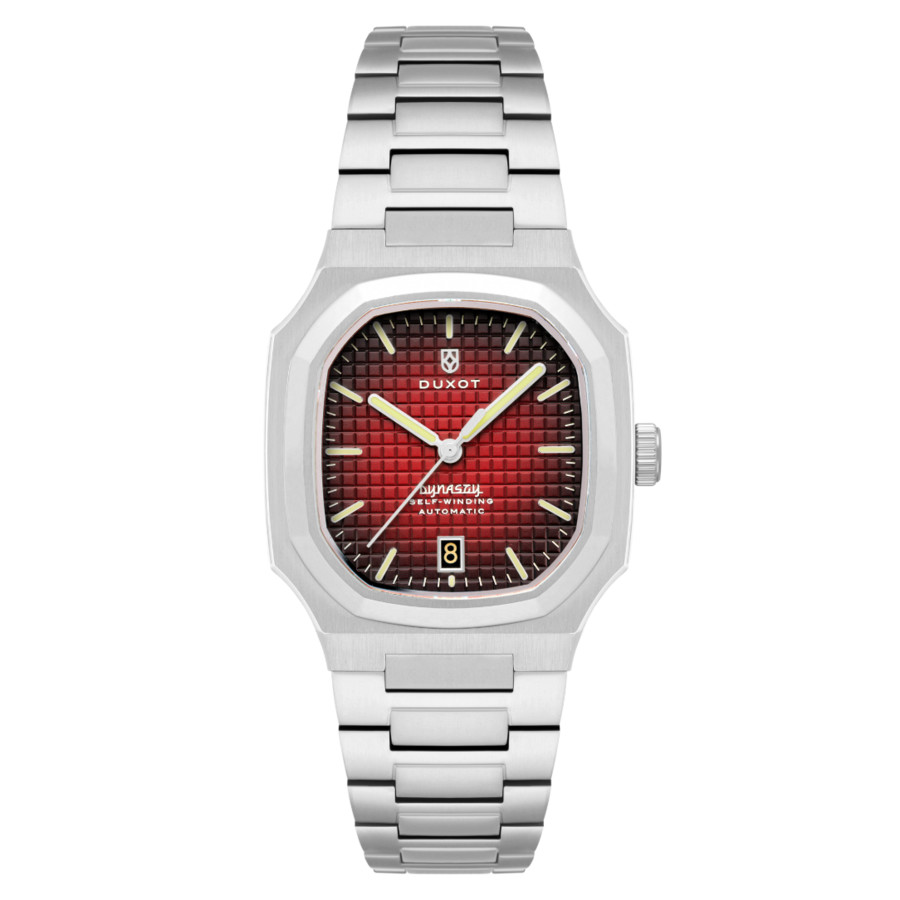 Duxot Colmar Automatic Red Dial Men's Watch DX-2069-11