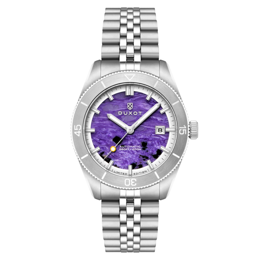 Duxot Pacifico Automatic Purple Dial Men's Watch DX-2076-11