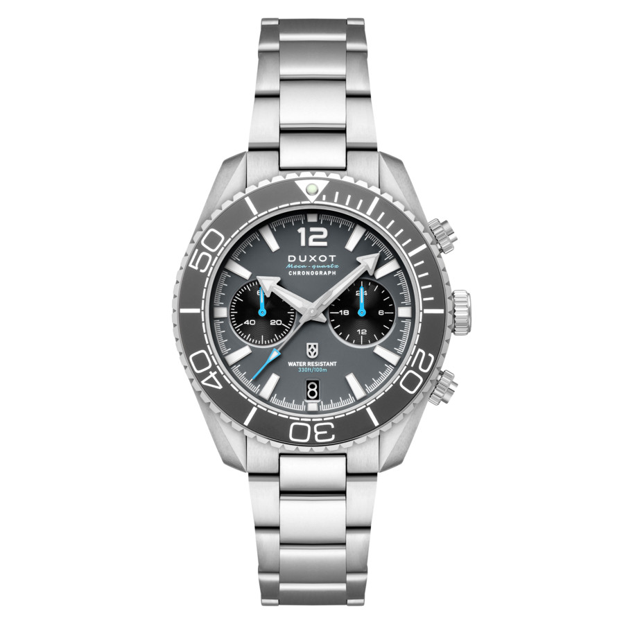 Duxot Tiburon Chronograph Quartz Grey Dial Men's Watch DX-2062-11
