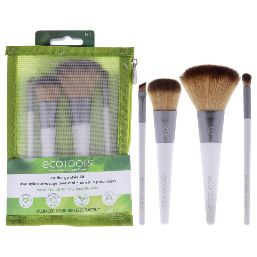 Ecotools Ladies On-the-go Style Brush Kit Gift Set Makeup 079625016130