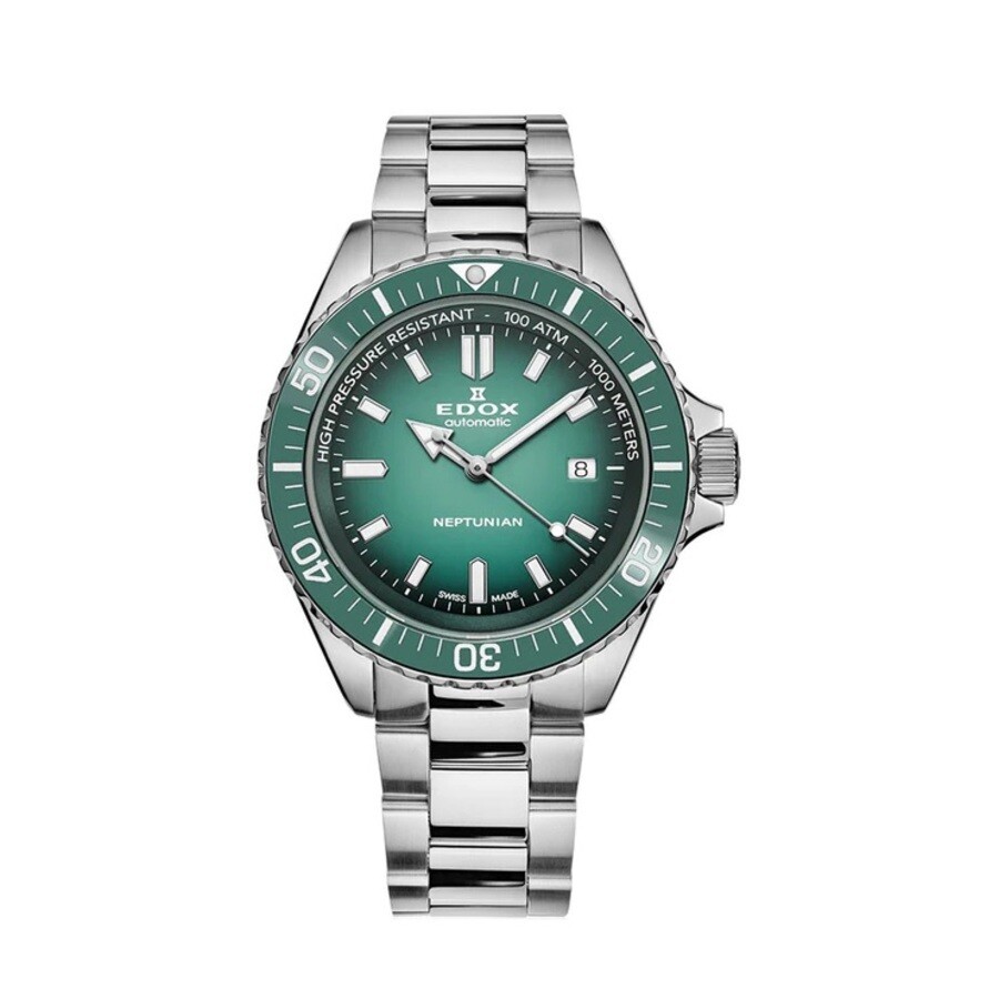 Edox Automatic Green Dial Watch 80120 3VM VDN1 7640428080180