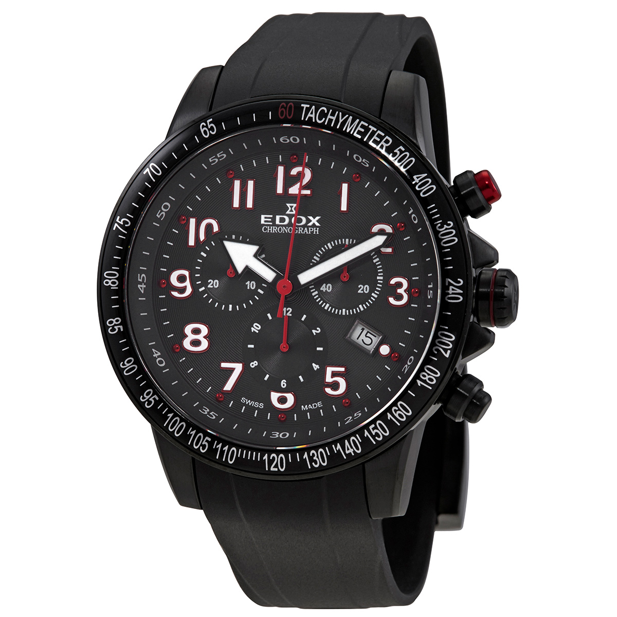 Edox Chronorally S Chronograph Quartz Grey Dial Men's Watch 10229 37nrca Grb