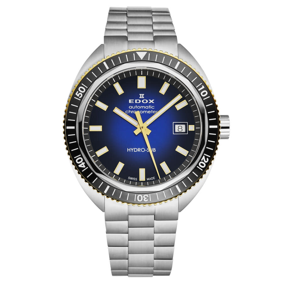 Edox Hydro-Sub Black Dial Men's Watch 80128 357JNM BUDD - Watches