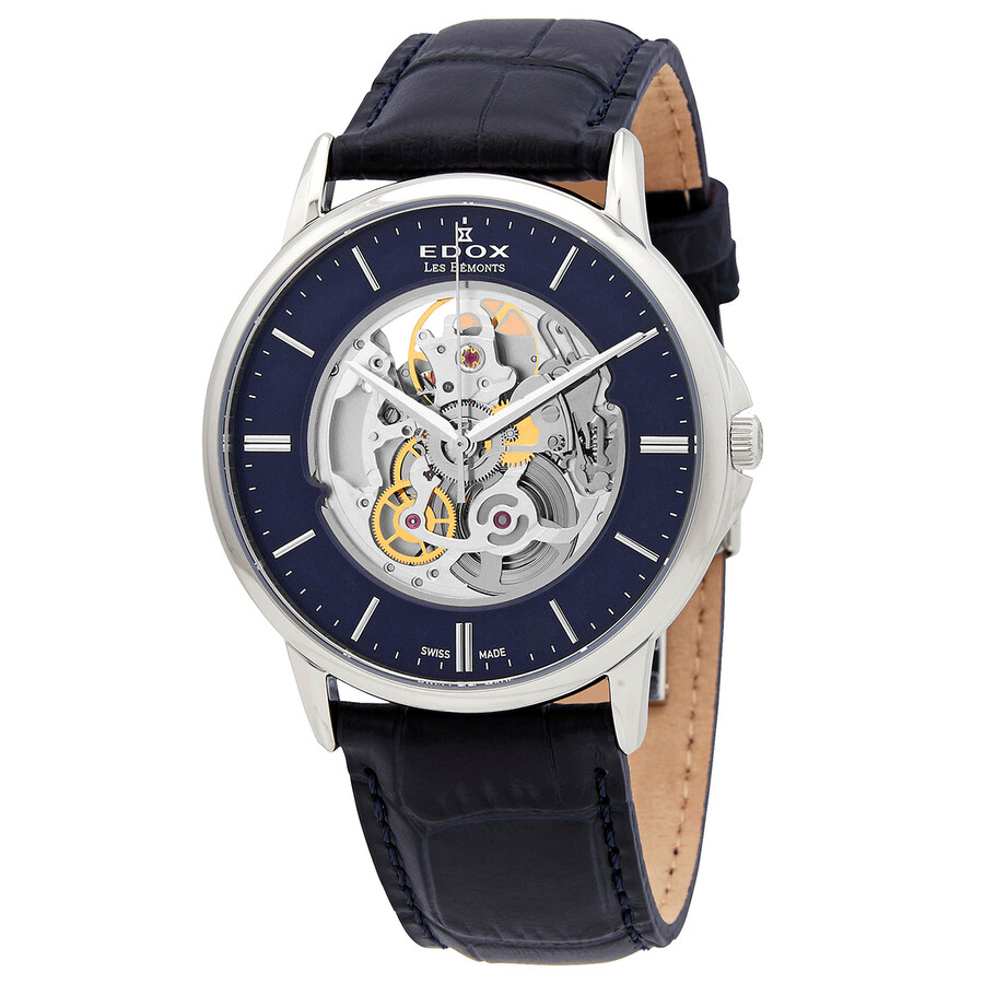 edox skeleton watch