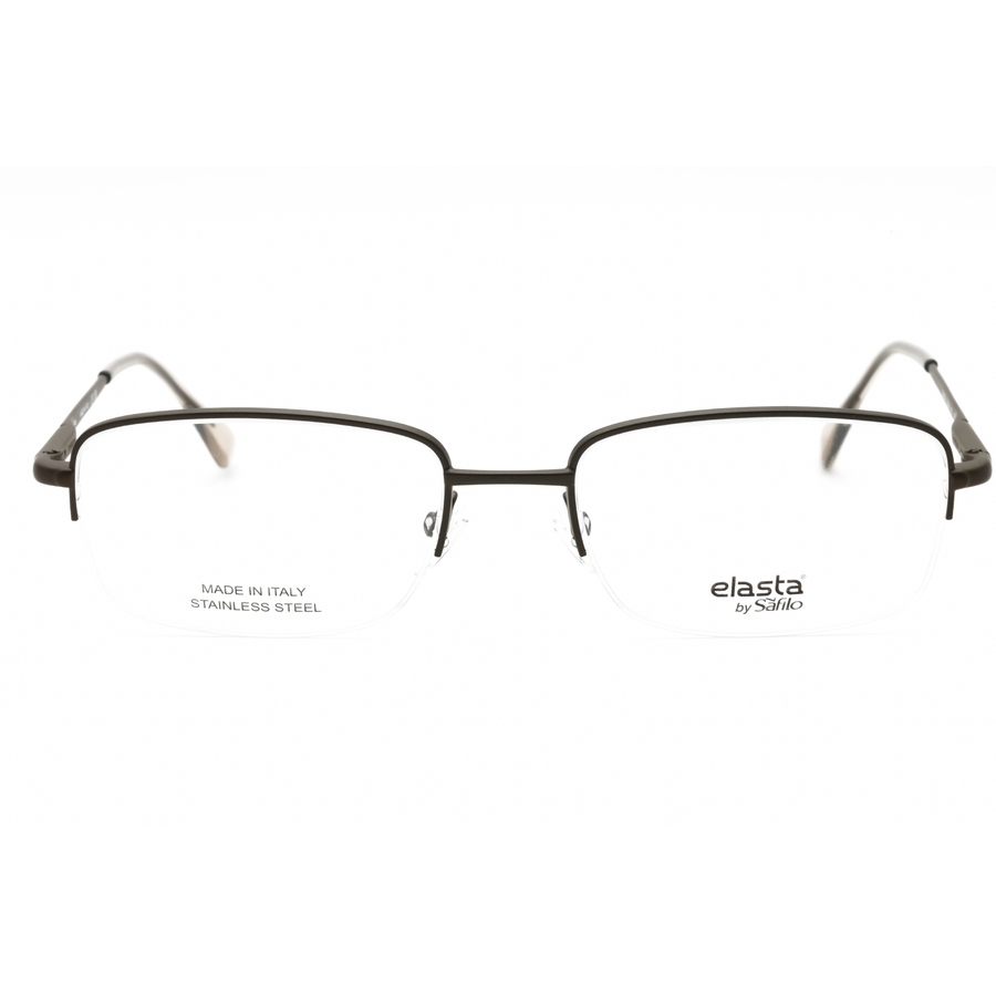 Elasta Men's Brown Rectangular Eyeglass Frames E7244