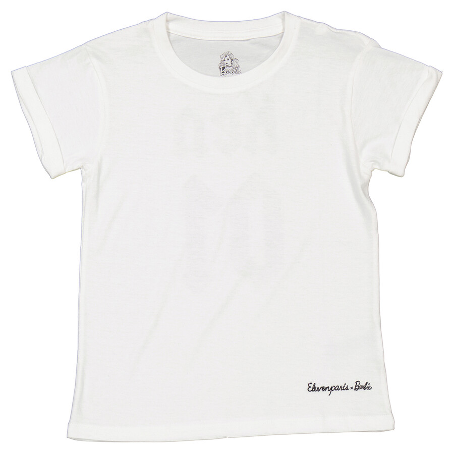 Boys White Kenbar Short-Sleeve T-Shirt