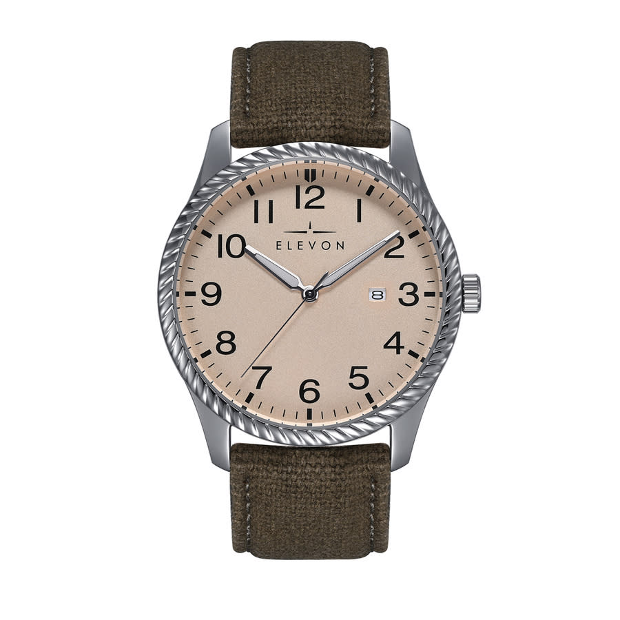 Elevon Crosswind Silver-tone Dial Men's Watch ELE128-5