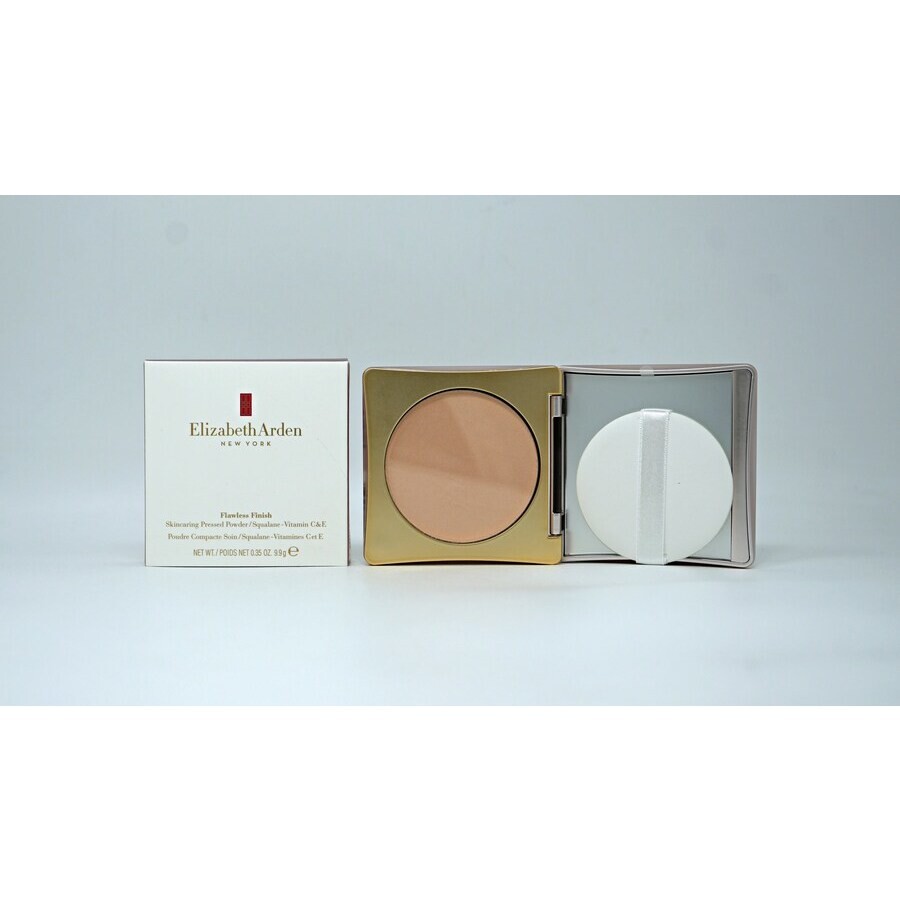 Elizabeth Arden Ladies Flawless Finish Skincaring Pressed Powder 0.35 oz Skin Care 085805247140