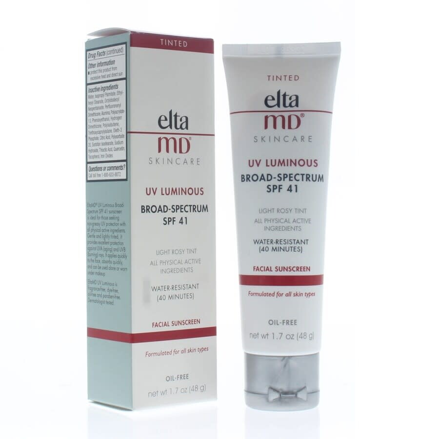 Eltamd Uv Luminous Spf 41 Light Rosy Tint Facial Sunscreen Water Resistant 1.7 oz Skin Care 39020502
