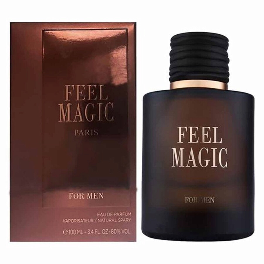 Elysees Fashion Men's Feel Magic Edp Spray 3.4 oz Fragrances 3551440588018