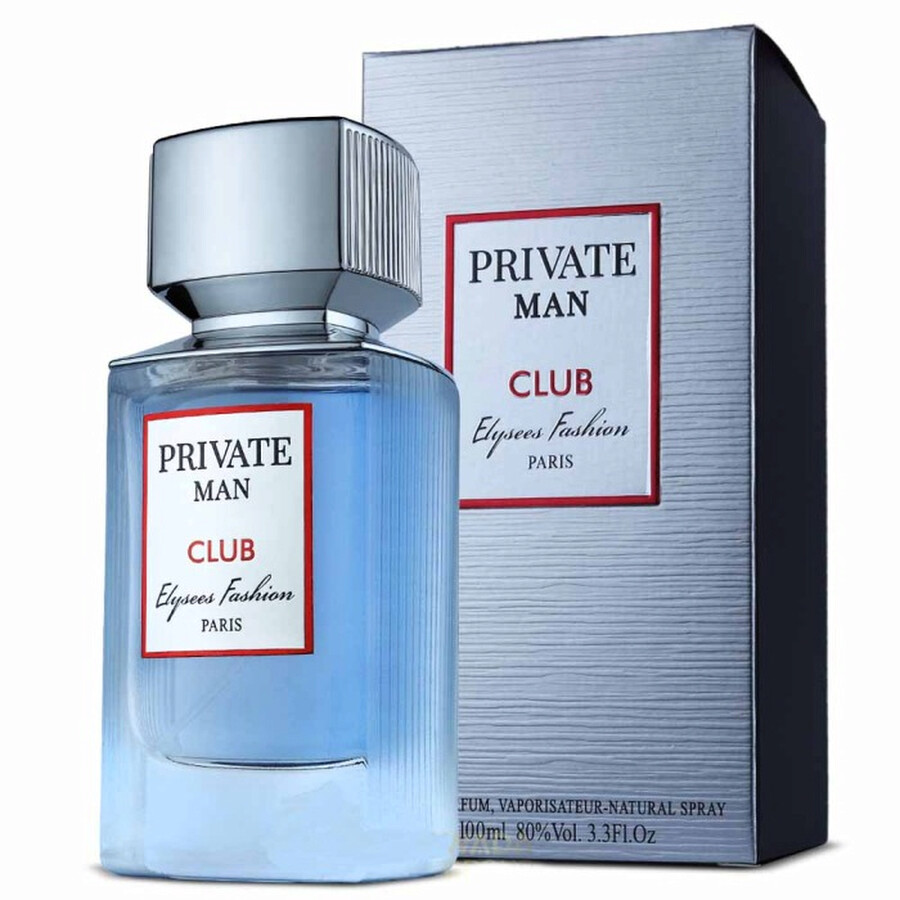 Elysees Fashion Men's Private Man Club Edp Spray 3.4 oz Fragrances 3551440578026