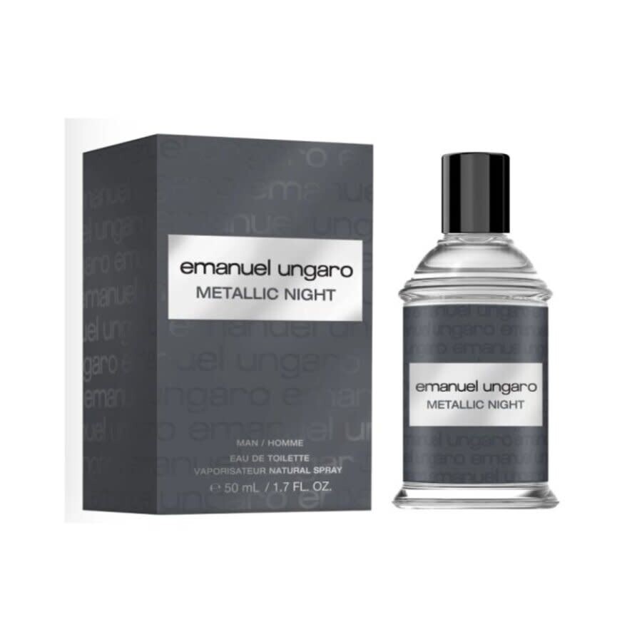 Emanuel Ungaro Men's Metallic Night Edt Spray 1.7 oz Fragrances 8056860212987