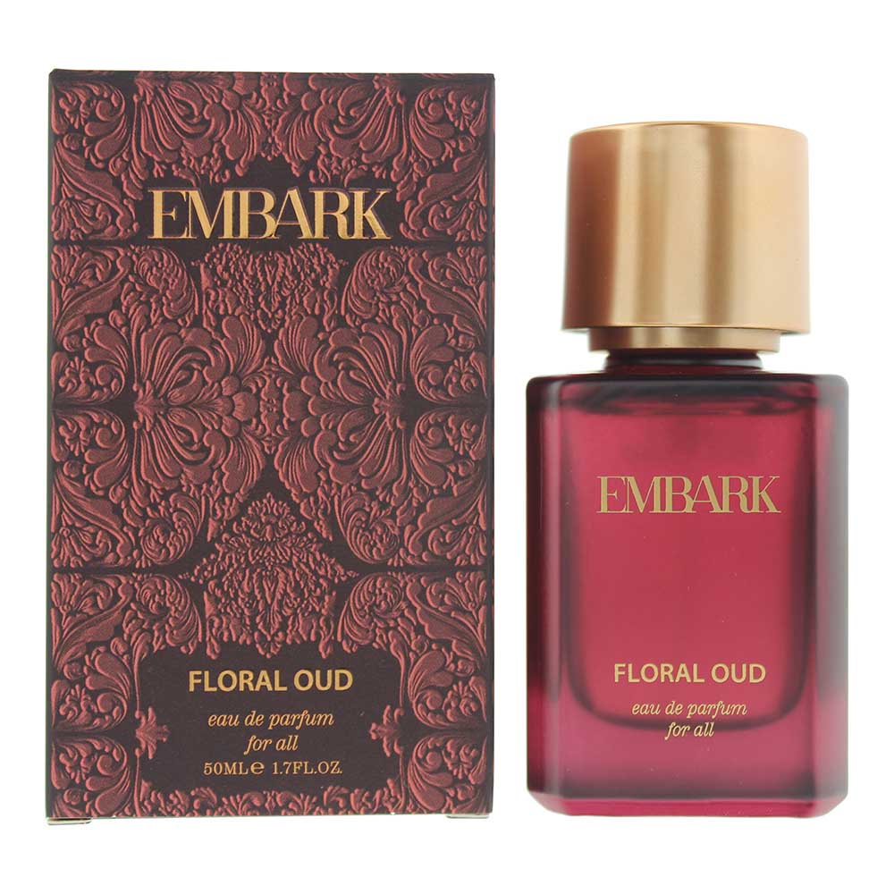 Embark Unisex Floral Oud Edp 1.7 oz Fragrances 8906096162337 In Transparent