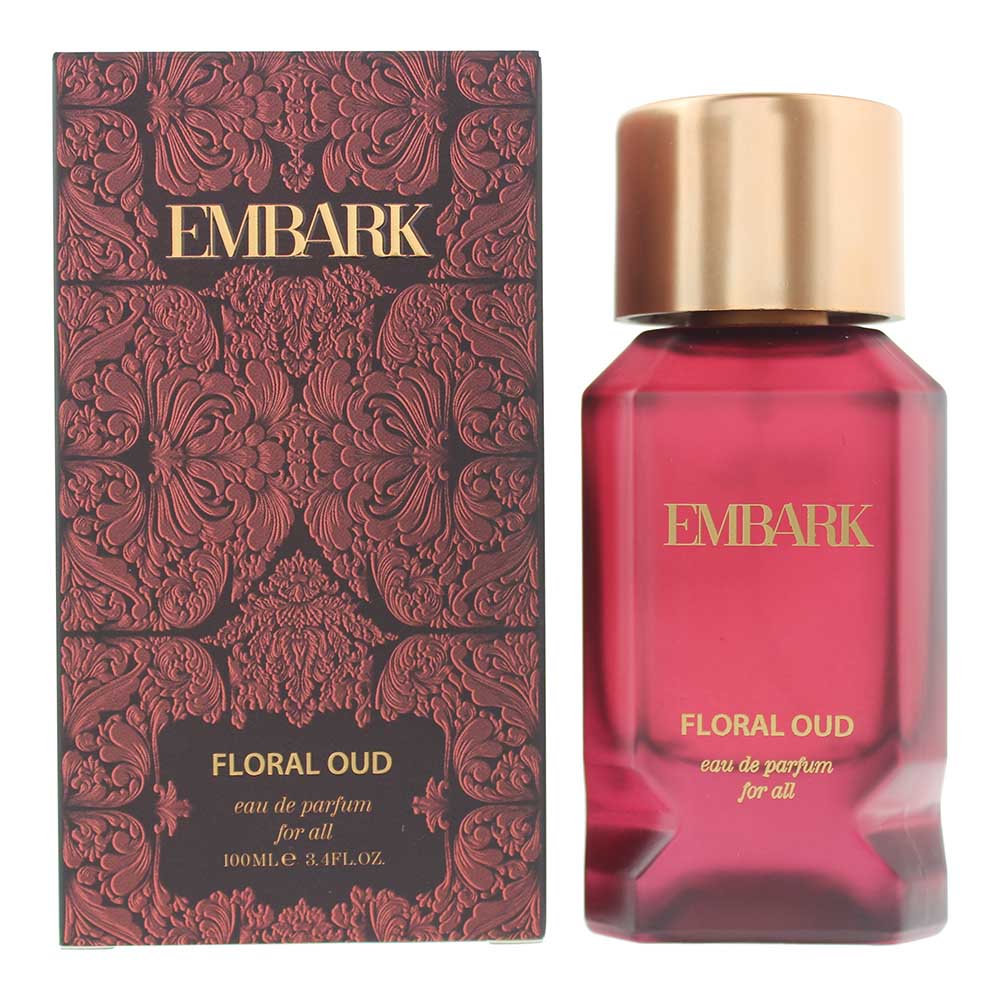 Embark Unisex Floral Oud Edp 3.4 oz Fragrances 8906096162320 In Transparent