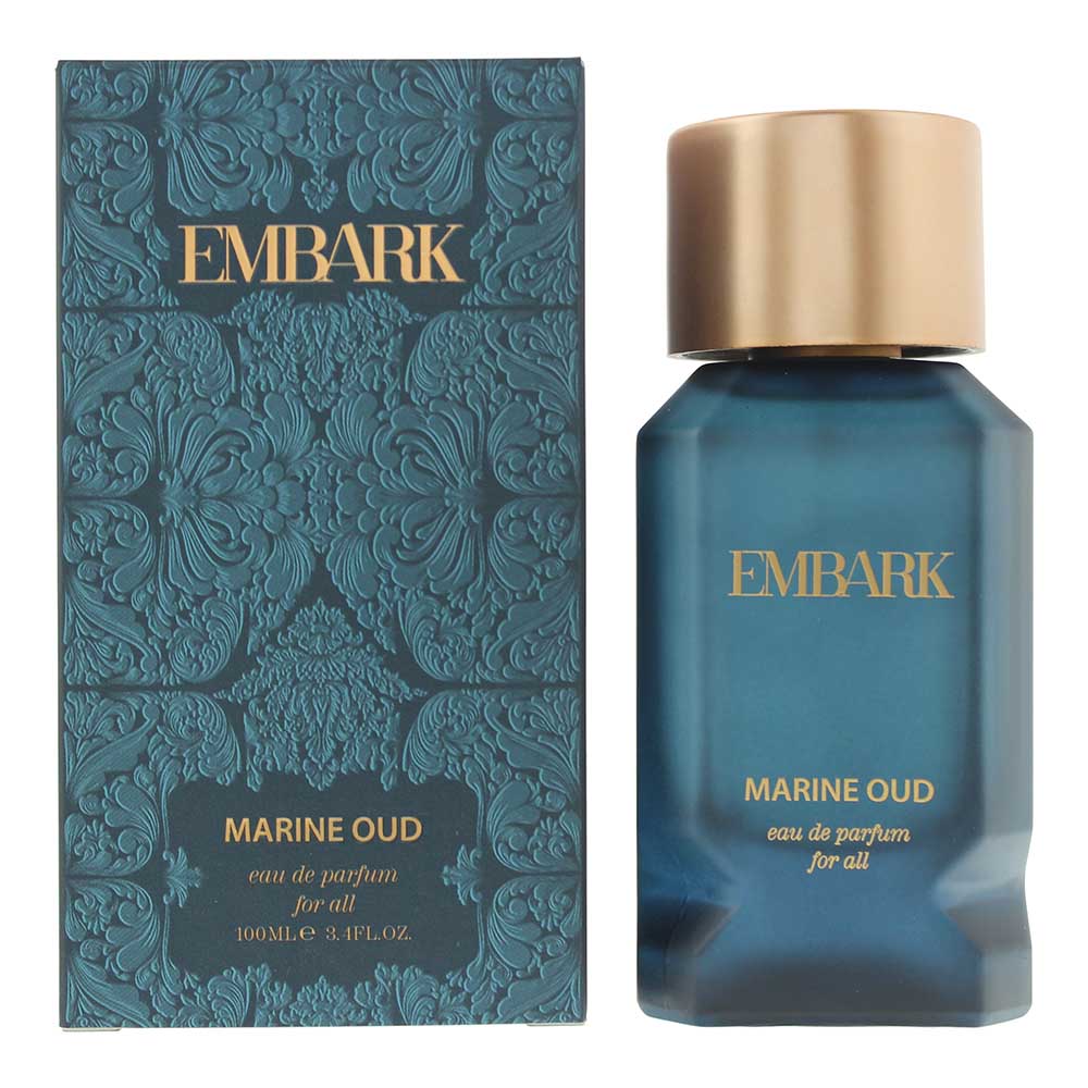 Embark Unisex Marine Oud Edp Spray 3.4 oz Fragrances 8906096162344 In Transparent