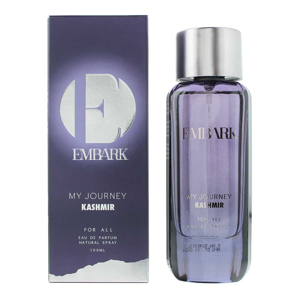 Embark Unisex My Journey Kashmir Edp 3.4 oz Fragrances 8906096161583 In Transparent