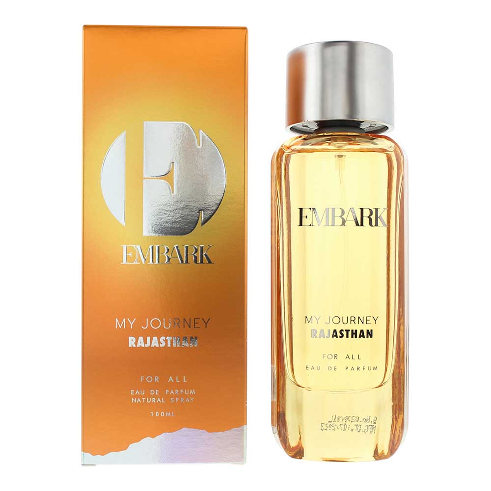 Embark Unisex My Journey Rajasthan Edp 3.4 oz Fragrances 8906096160982 In Transparent