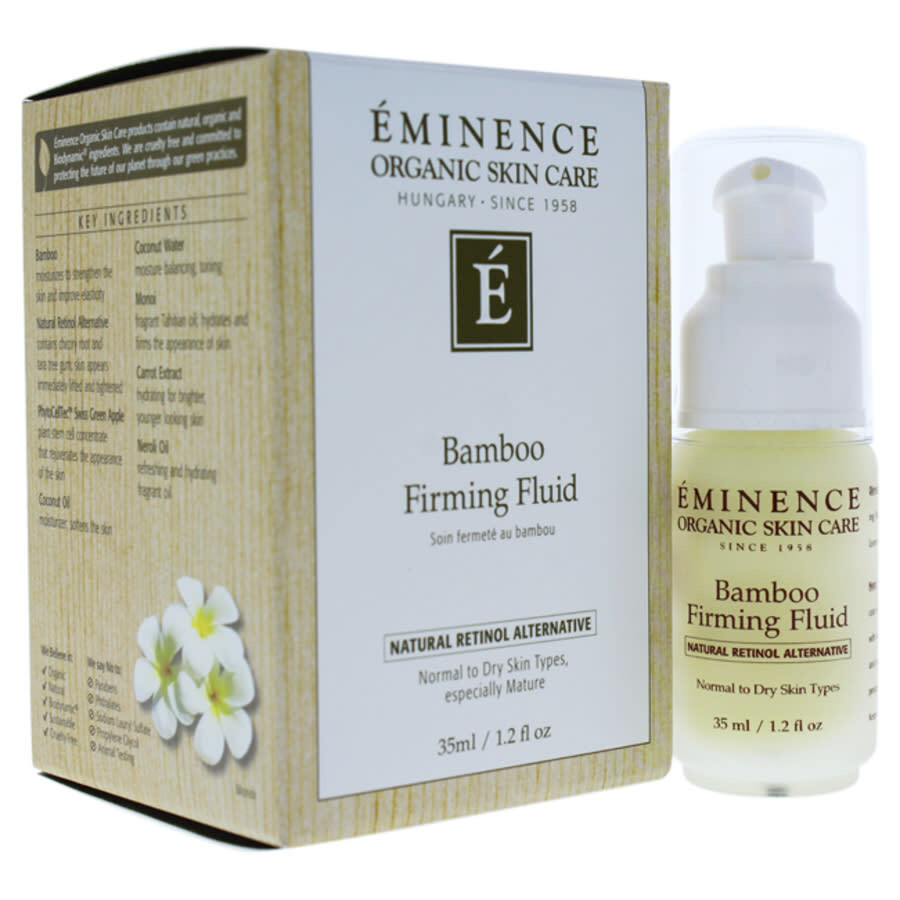 Eminence Unisex Bamboo Firming Fluid 1.2 oz Skin Care 823638011572 In Green/red