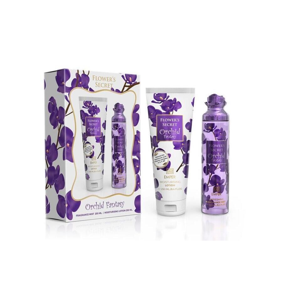 Emper Ladies Flowers Secret Orchid Fantasy Gift Set Fragrances 6291108525609
