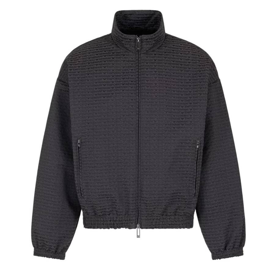 All-Over Jacquard Logo Blouson