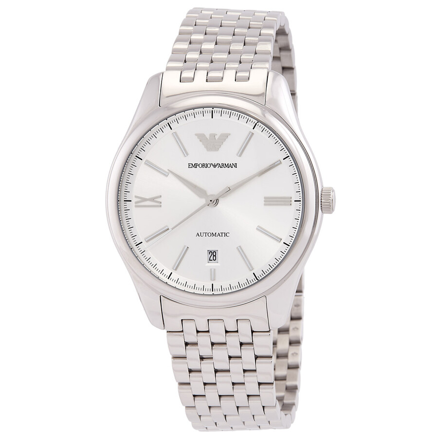 Emporio Armani Automatic Silver Dial Men's Watch AR60076 - Watches