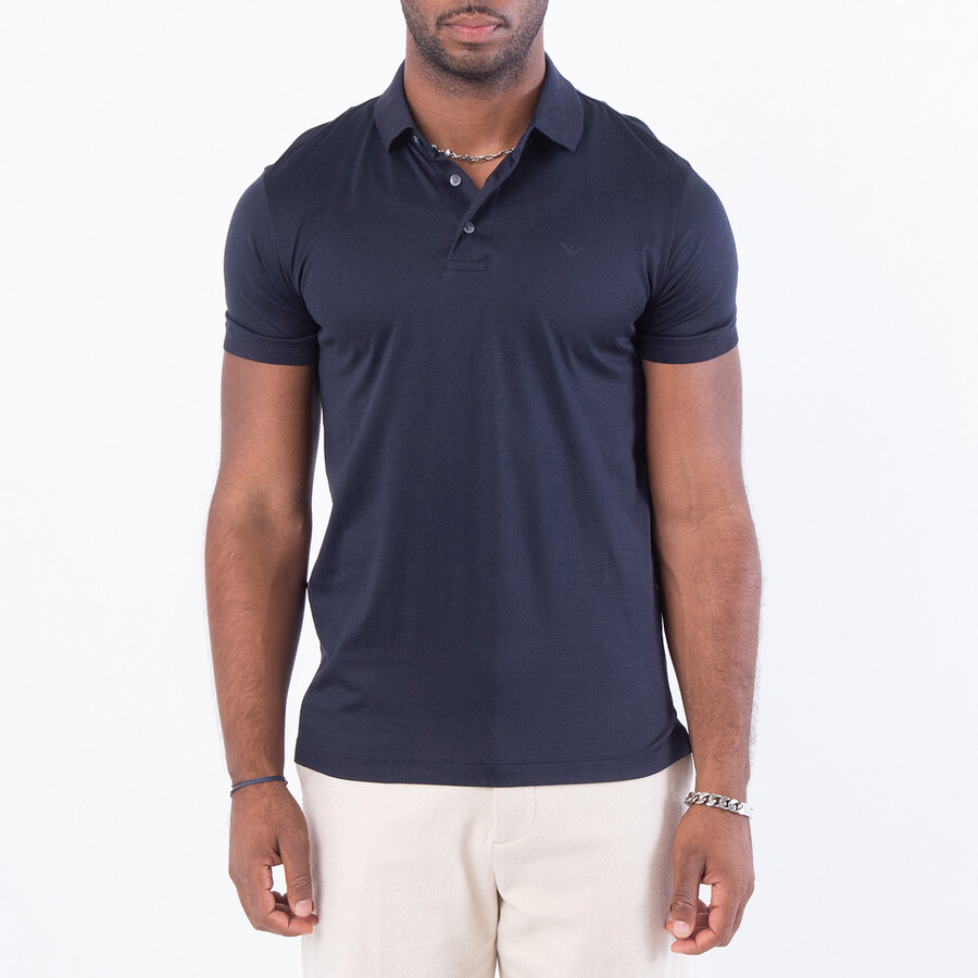 Eagle-Motif Polo Shirt