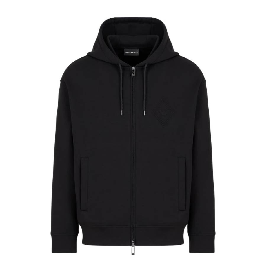 Embossed Eagle Hooded Sweatshirt