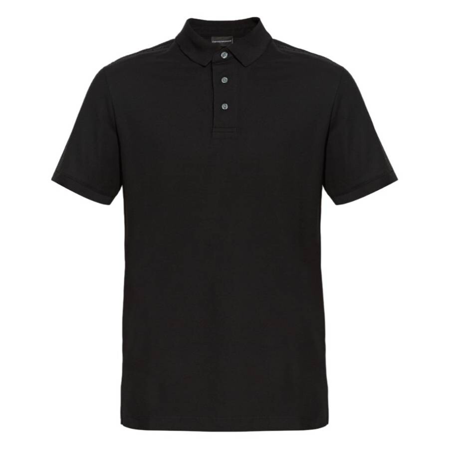 Emporio Armani Embossed Logo Tape Jersey Polo Shirt