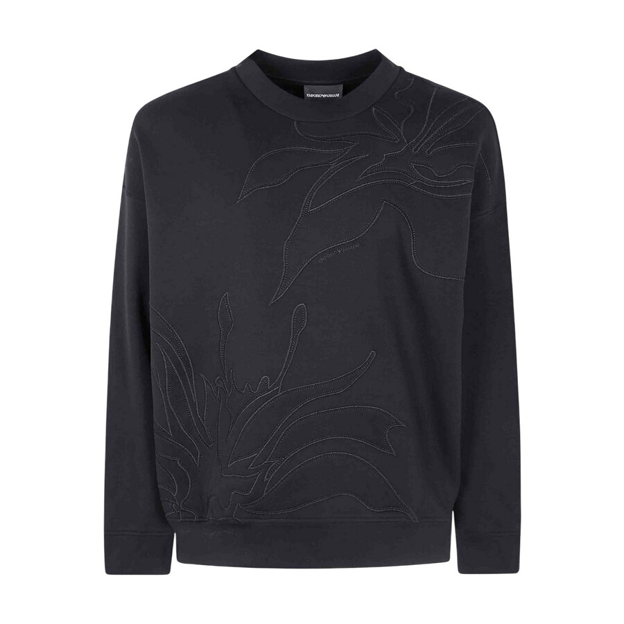 Embroidered-Design Sweatshirt