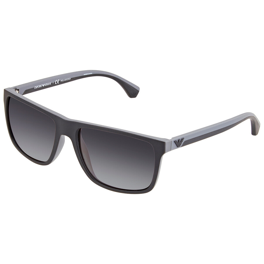Emporio Armani Gray gradient Square Men's Sunglasses EA4033 5229T3 56
