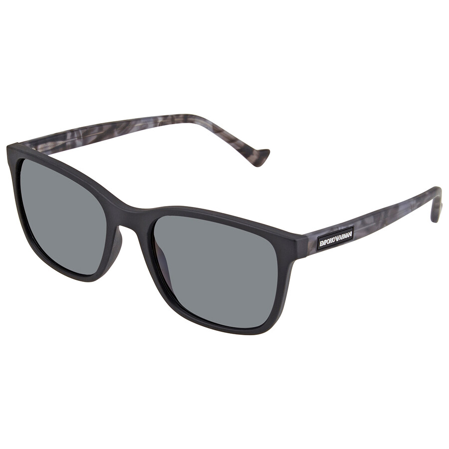 Emporio Armani Grey Square Men's Sunglasses EA4139 501781 54