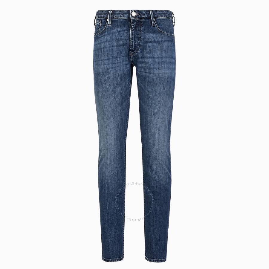 J06 Slim-Fit Twill-Melange Jeans