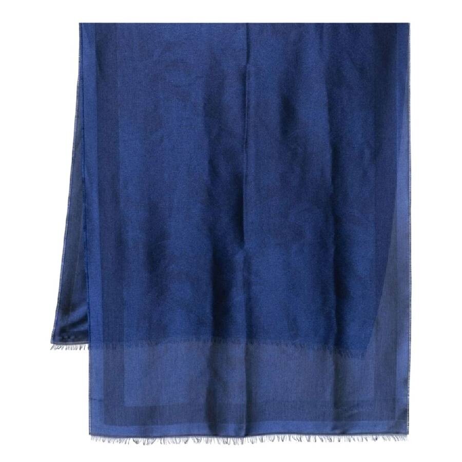 Jacquard Frayed Edge Scarf