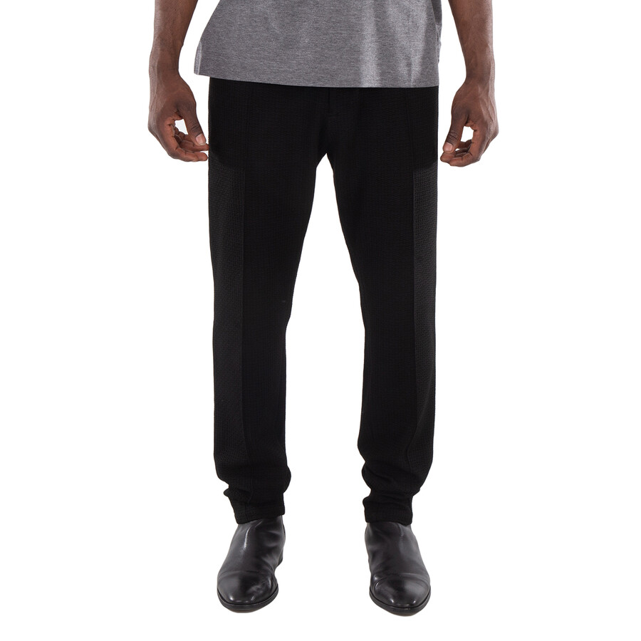 Knitted Cotton Blend Trousers