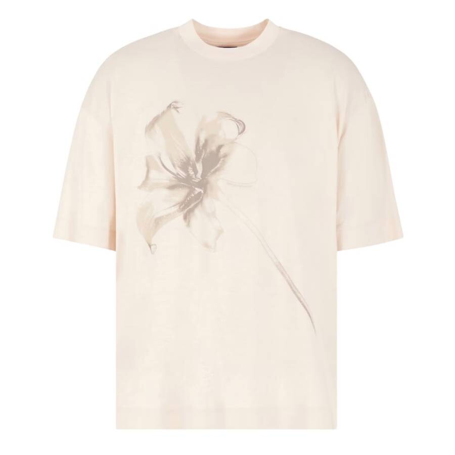 Lily Print Lyocell Blend Jersey T-Shirt