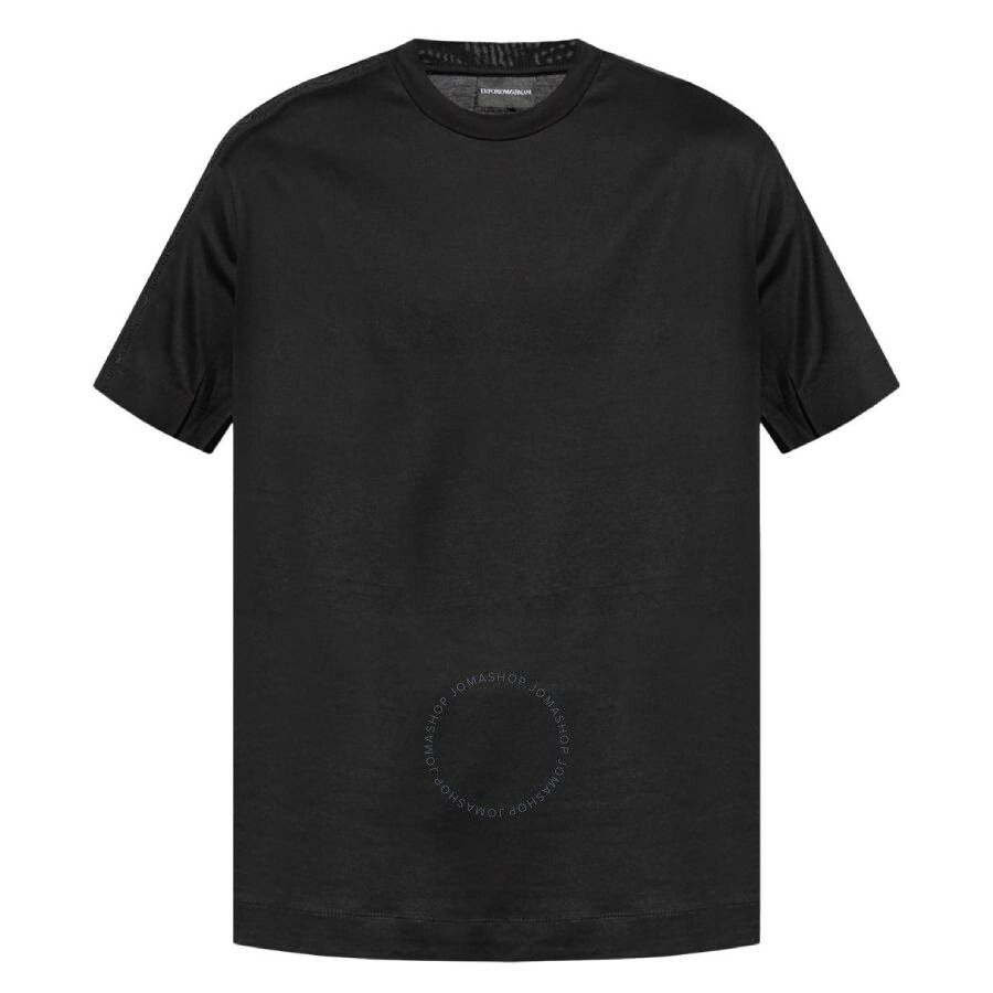 Emporio Armani Logo Tape Lyocell-blend T-shirt