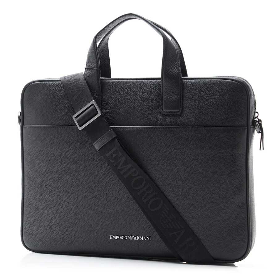 armani mens briefcase