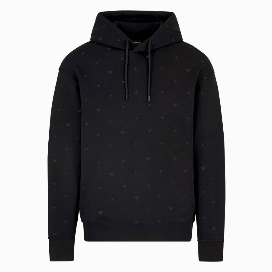 Men's Double-Jersey Felpa Hoodie