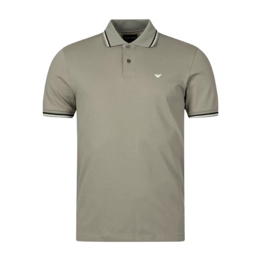 Men's Eagle Logo Polo Shirt, Size Large